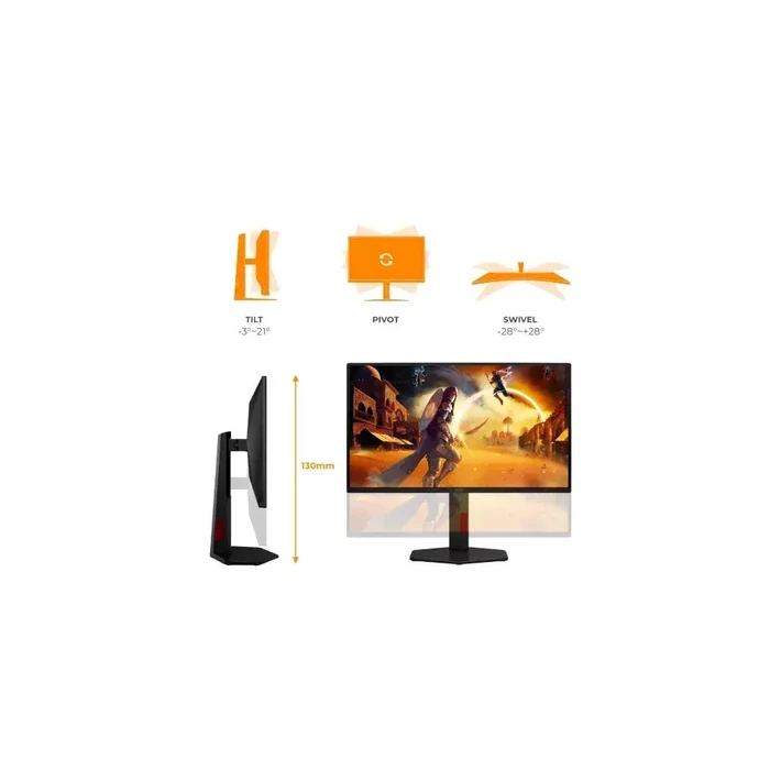 AOC 25G4ZR 24.5" Gaming Οθόνη Fast IPS Full HD 1920x1080 260Hz (OC) 1ms GtG HDR10