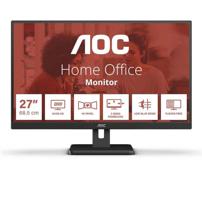 AOC Q27E3UMF 27" Οθόνη LCD - 2560x1440 (QHD), VA, 75Hz, Ενσωματωμένα Ηχεία