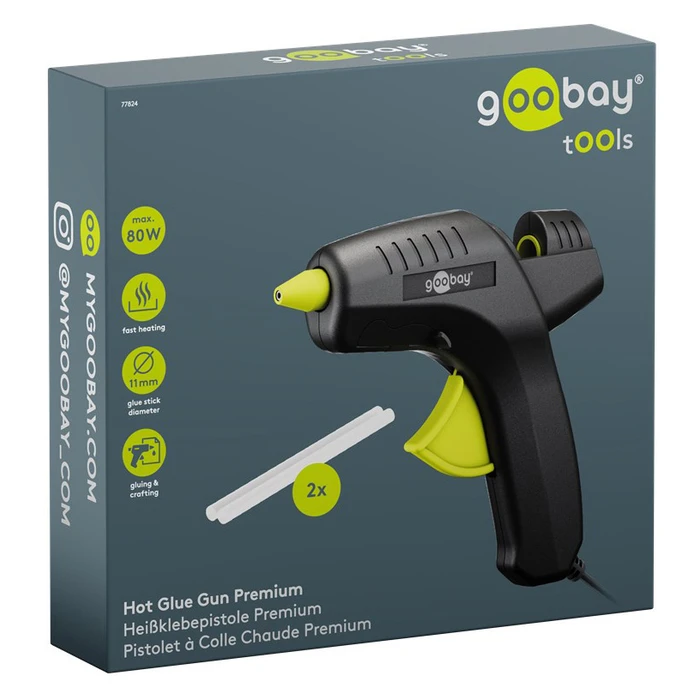 GOOBAY Silicone Hot Glue Gun 11mm 80W