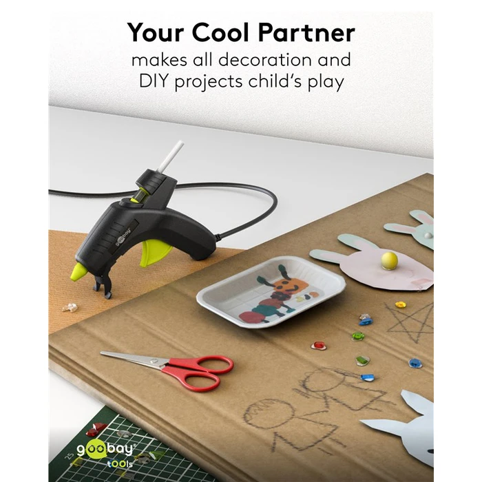 GOOBAY Silicone Hot Glue Gun 11mm 80W