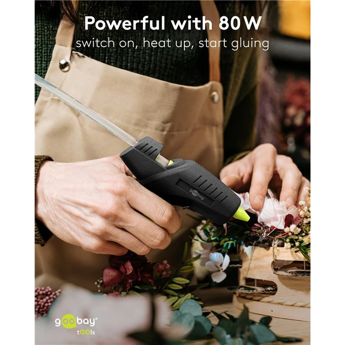GOOBAY Silicone Hot Glue Gun 11mm 80W
