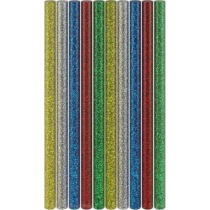 Hot Glue Sticks GOOBAY 11mm Glitter 10 Pieces 5 Colours