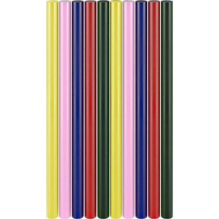 GOOBAY Silicone Glue Sticks 77856 11mm 10 Pieces in 5 Colors