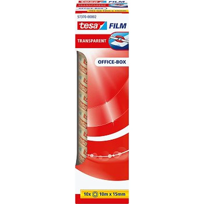 tesafilm Office ταινία συσκευασίας 10 m x 15 mm διαφανής - 10 τεμάχια