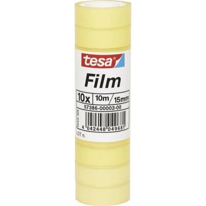 tesafilm Rolle 10m 15mm διάφανη ταινία