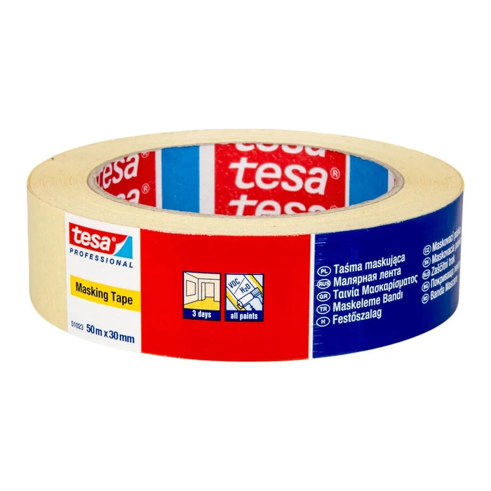 Tesa Χαρτοταινία μάσκας 30 mm x 50 m