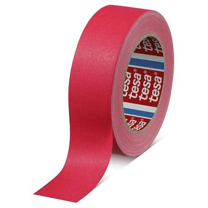 tesa Gewebeband neon-pink fabric (cloth) tape 25 m x 50 mm