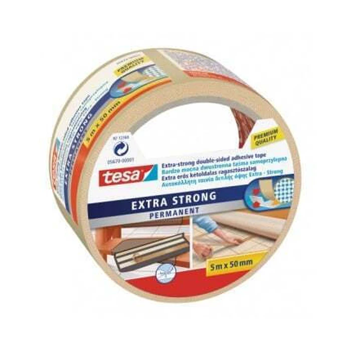 Tesa Double Adhesive Carpet Tape Super Strong 50mm x 5m H0567001