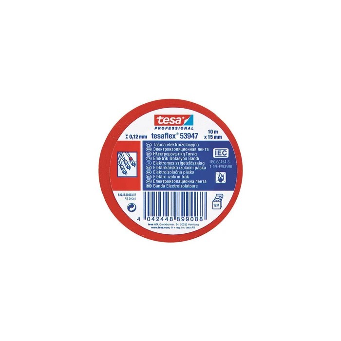 Tesa Insulating Tape Red (1 pc)
