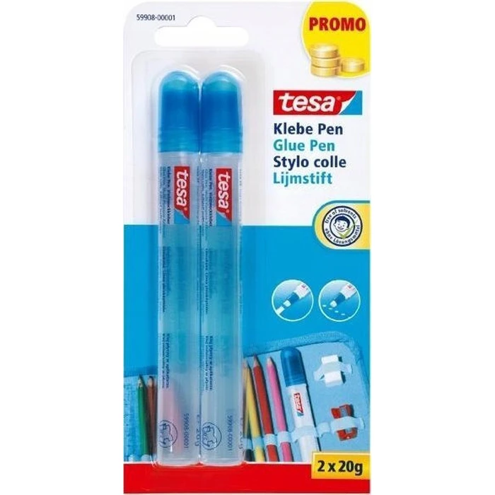 Tesa Glue Pen 2x20g Στυλό Κόλλας (2 τεμάχια)