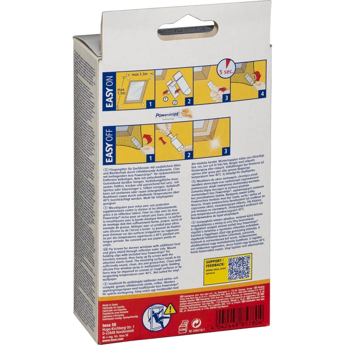 tesa Insect Stop Sun Protect για παράθυρα οροφής 1,2 x 1,4 m