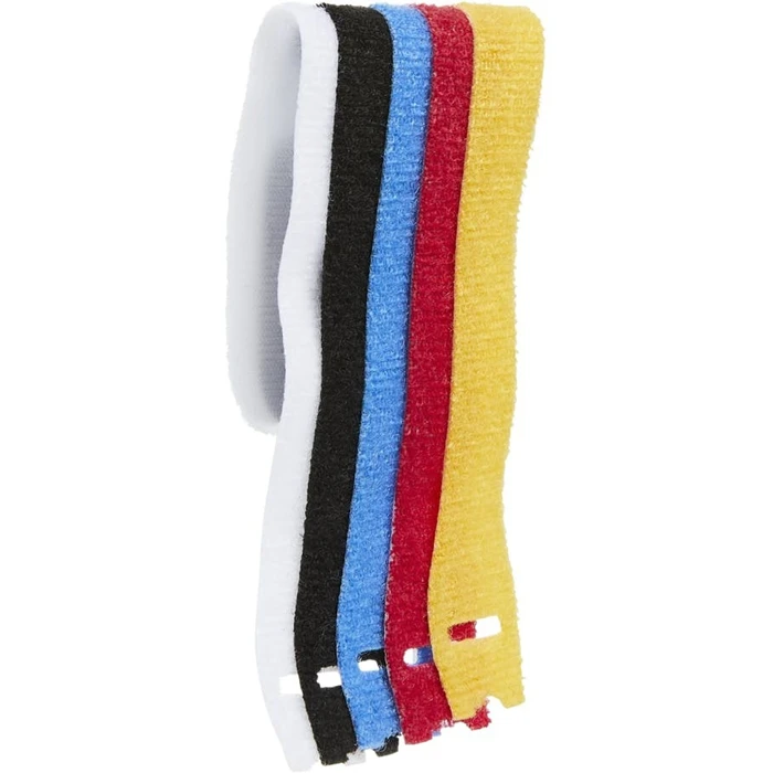 Tesa Cable Manager (Velcro) 200 mm x 12 mm, Multicolor, 5 pcs