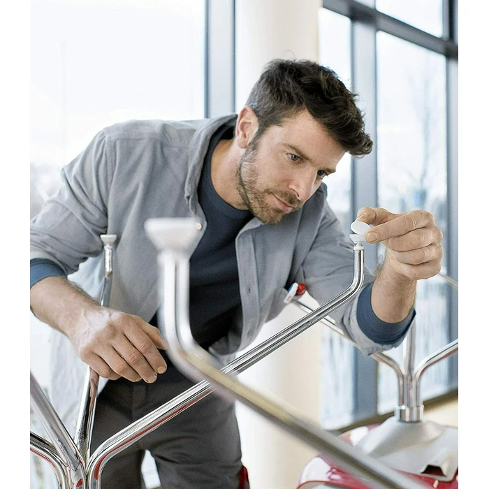 tesa Protect τσόχια επίπλων στρογγυλά 26 mm λευκά - 9 τεμάχια