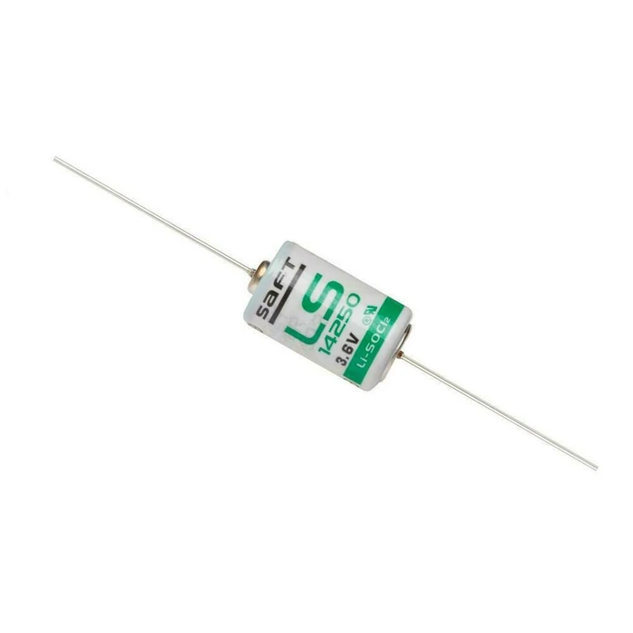 Saft LS14250 3.6V 1200mAh 1/2 AA Axial (with wire)