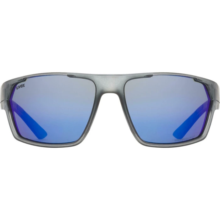 Uvex Sportstyle 233 P Multi-sport Glasses Unisex Full Rim Grey, Blue Polarized Lenses, UV400