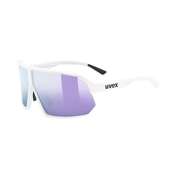 Uvex Sportstyle Unisex Γυαλιά Ηλίου με Λευκό Κοκκάλινο Σκελετό και Μωβ Καθρέφτη Φακό S5330588816