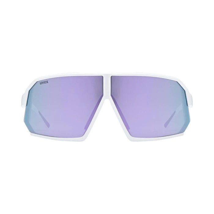 Uvex Sportstyle Unisex Γυαλιά Ηλίου με Λευκό Κοκκάλινο Σκελετό και Μωβ Καθρέφτη Φακό S5330588816