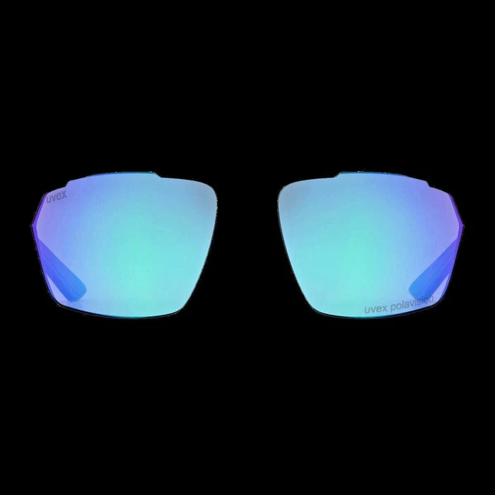 Uvex Sportstyle 233 P Unisex Γυαλιά Ηλίου με Μαύρο Κοκκάλινο Σκελετό και Μπλε Polarized Καθρέφτη Φακό S5320972270