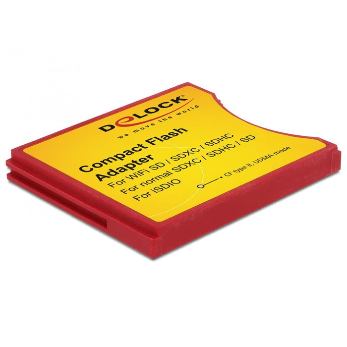 Delock Προσαρμογέας CompactFlash για iSDIO (WiFi SD), SDHC, SDXC - MPN 62542