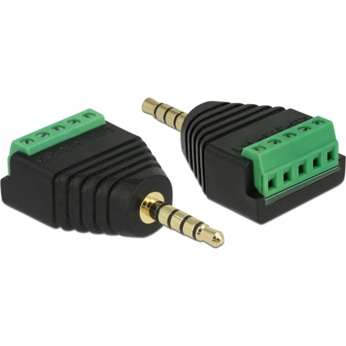 DELOCK Αντάπτορας βύσματος 3,5 mm σε 5-pin ακροδέκτες (Terminal Block)