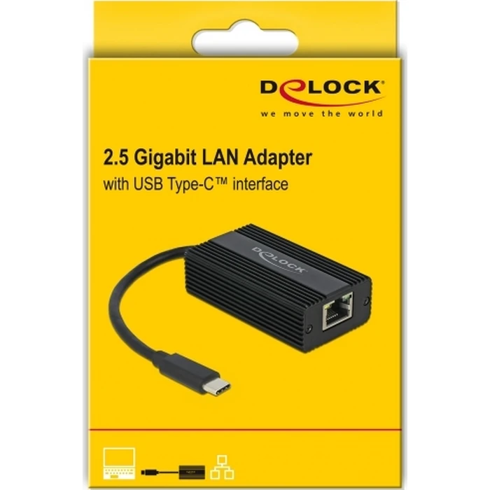 Delock USB Type-C 2.5 Gigabit Network Adapter (1 x RJ45) - Delock 65990