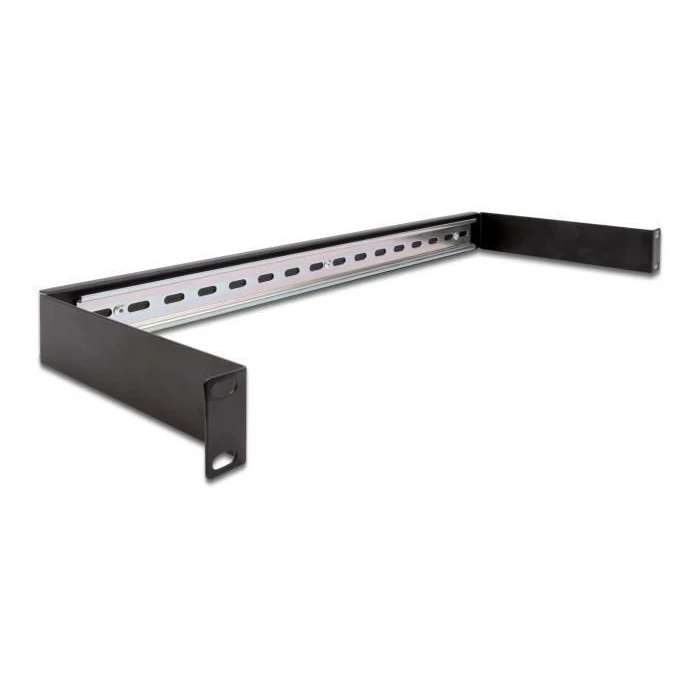 Delock 66883 Ράφι οργάνωσης καλωδίων (Cable Rail) Μαύρο, 1 τεμ.