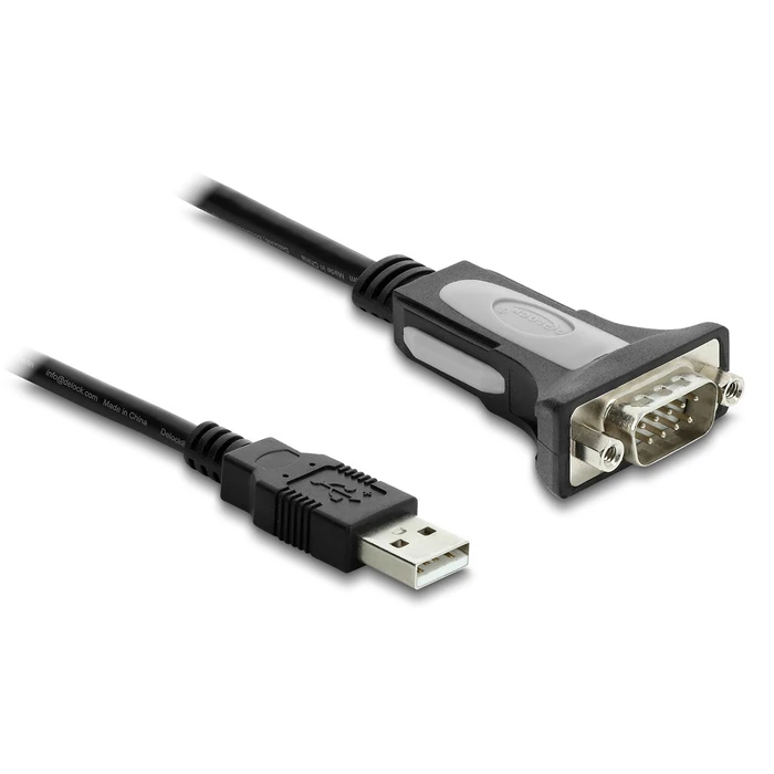 DeLOCK USB 2.0 Type-A to Serial RS-232 DB9 Male Adapter Cable, 3 m - 66922