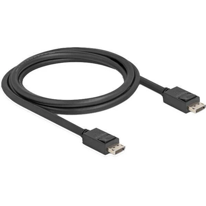 DELOCK DisplayPort Cable 2.1 - 16K / 80 Gbps - 1.8 m (Black) - MPN 81175