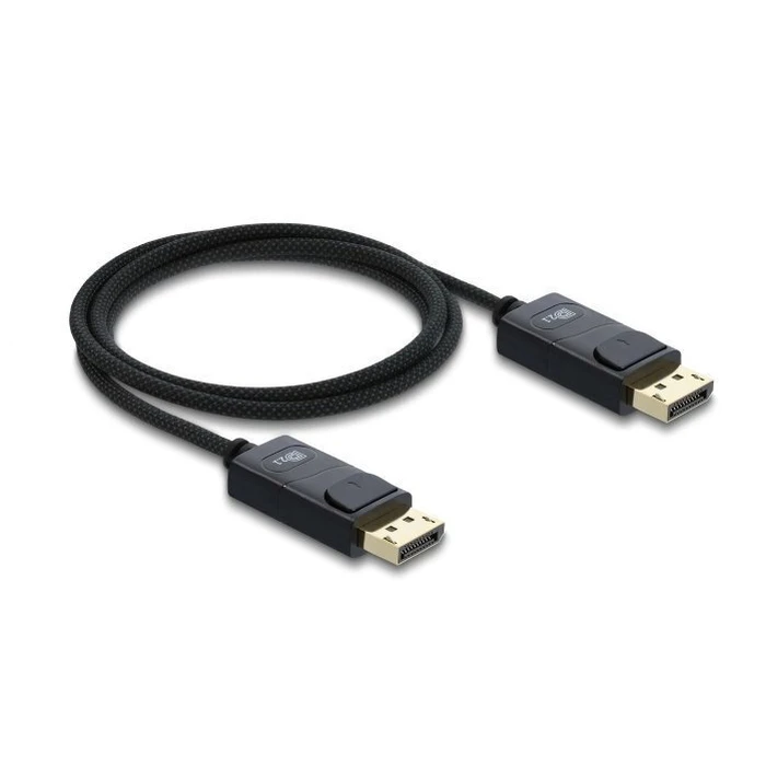 DeLOCK 81671 Καλώδιο DisplayPort male - DisplayPort male 1m Μαύρο