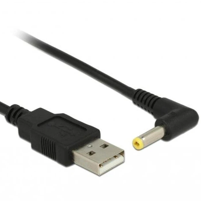 DELOCK USB-A to DC 4.0 x 1.7 mm Power Cable (90°), 1.5 m