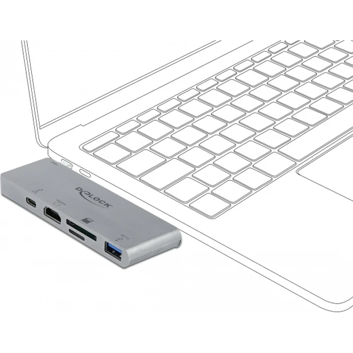Dockingstation για MacBook με HDMI 4K και PD 3.0 - Delock 87745