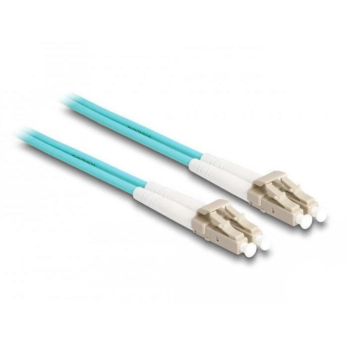 DELOCK Οπτικό Καλώδιο LWL LC Duplex Multimode 3m με Μεταλλική Θωράκιση