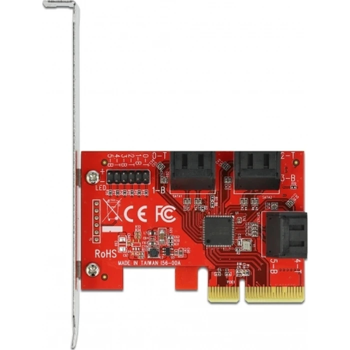 DELOCK PCI Express x4 Card 6 Port SATA Low Profile (Model 89042)