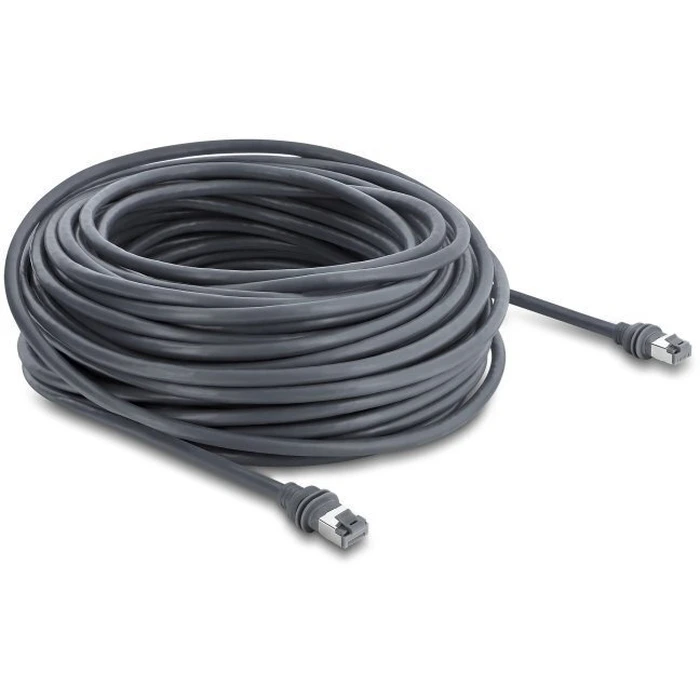 Delock RJ45 Patchkabel Cat.6 συμβατό με Starlink Gen3 - 20 m γκρι