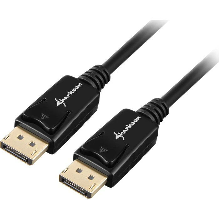 Sharkoon DisplayPort 1.3 Cable (DisplayPort male > DisplayPort male), 5 m, Black