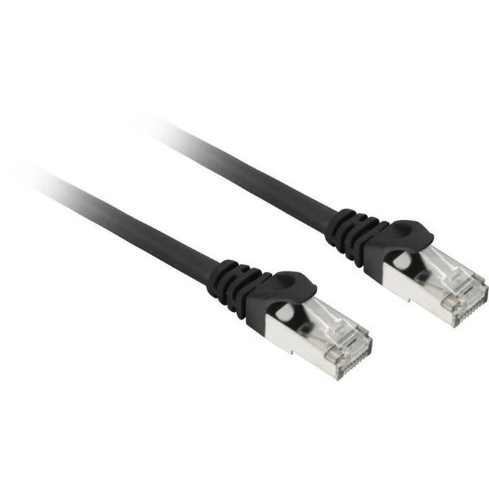 Sharkoon S/FTP Cat.7a (10Gbps) Ethernet Patch Cable RJ-45, 5 m, Black