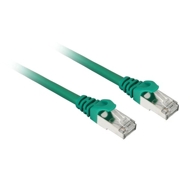 Sharkoon S/FTP Cat.7a (10Gbps) Patch Cable RJ-45, 5 m, Green