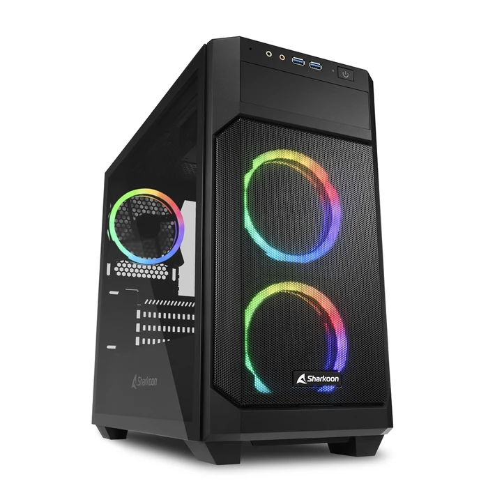 Sharkoon Sharkoon V1000 RGB Midi Tower Μαύρο