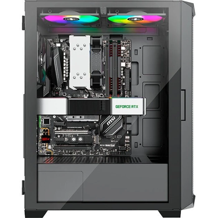 Xilence Xilent Blade II ARGB XG161 Gaming Midi Tower PC Case Black (Side Window, ARGB)