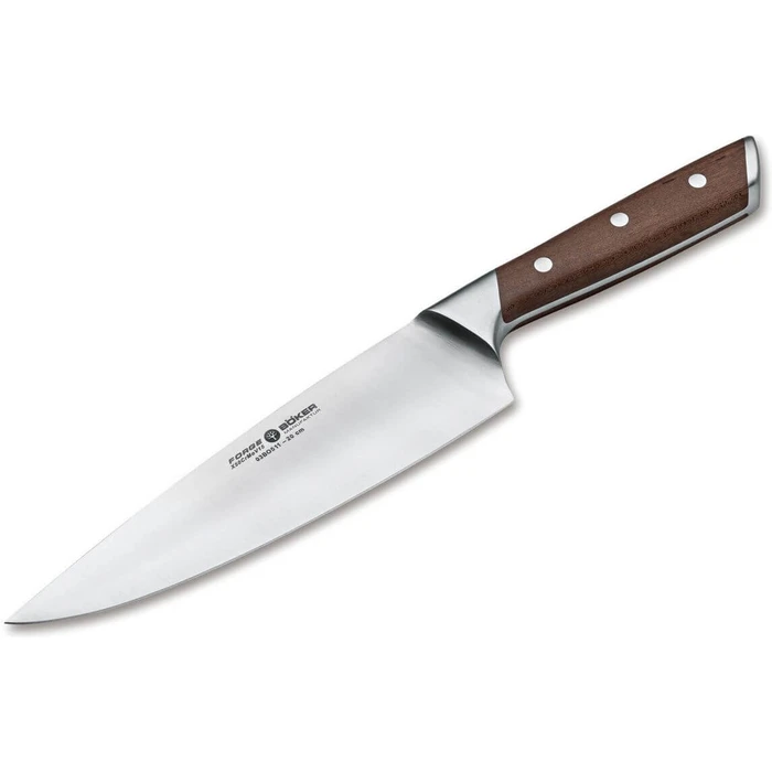 Boker Forge Μαχαίρι Chef 20cm Ανοξείδωτο Ατσάλι με Ξύλινη Λαβή (03BO511)