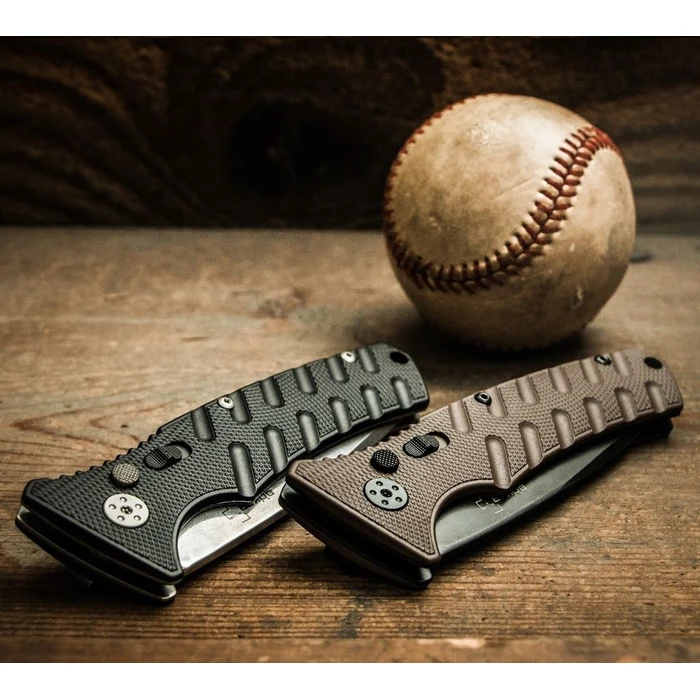 Boker Plus Strike DropPoint Αυτόματος Σουγιάς Καφέ σε Θήκη 01BO424