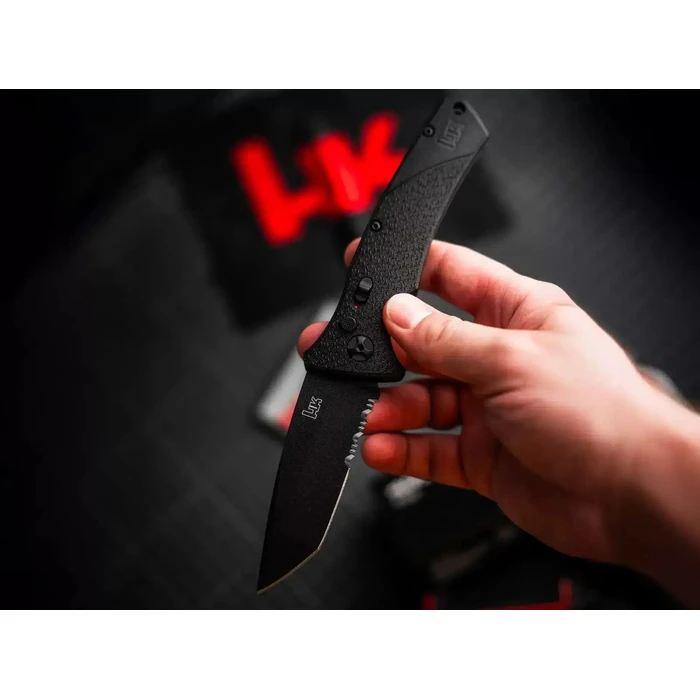 Heckler & Koch FD01 Σουγιάς με Μηχανισμό Κλειδώματος Μαύρος