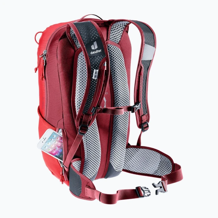 Deuter Bike Τσάντα Πλάτης Ποδηλάτου 16lt Κόκκινη 18397