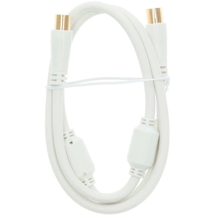 Hama Ομοαξονικό Καλώδιο Κεραίας Τηλεόρασης 00205245 Λευκό 75 cm