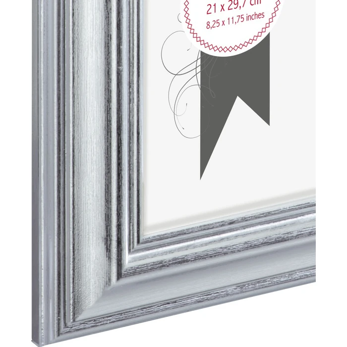 Κορνίζα τοίχου Hama Lobby silver 21x29,7 Resin DIN A4