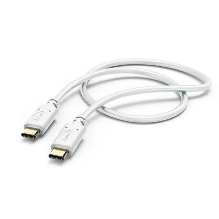HAMA USB 2.0 Cable USB-C male - USB-C Λευκό 1.5m 2015920000