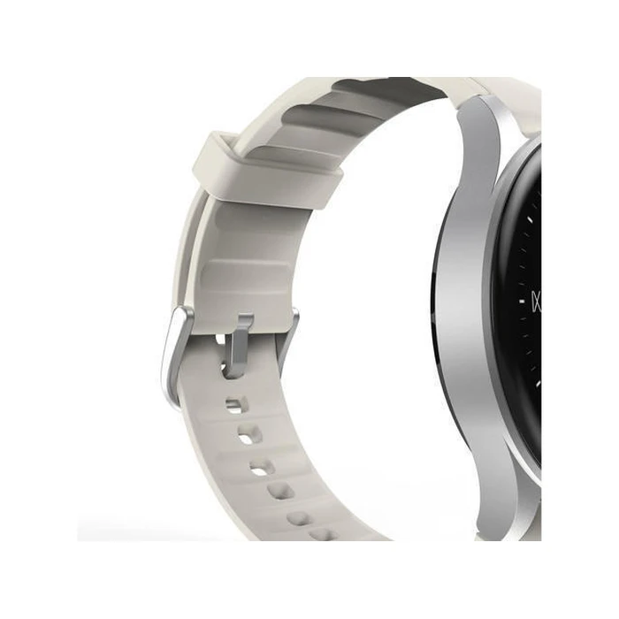 HAMA 8900 Aluminium 45mm Αδιάβροχο Smartwatch με Παλμογράφο (Μπεζ)