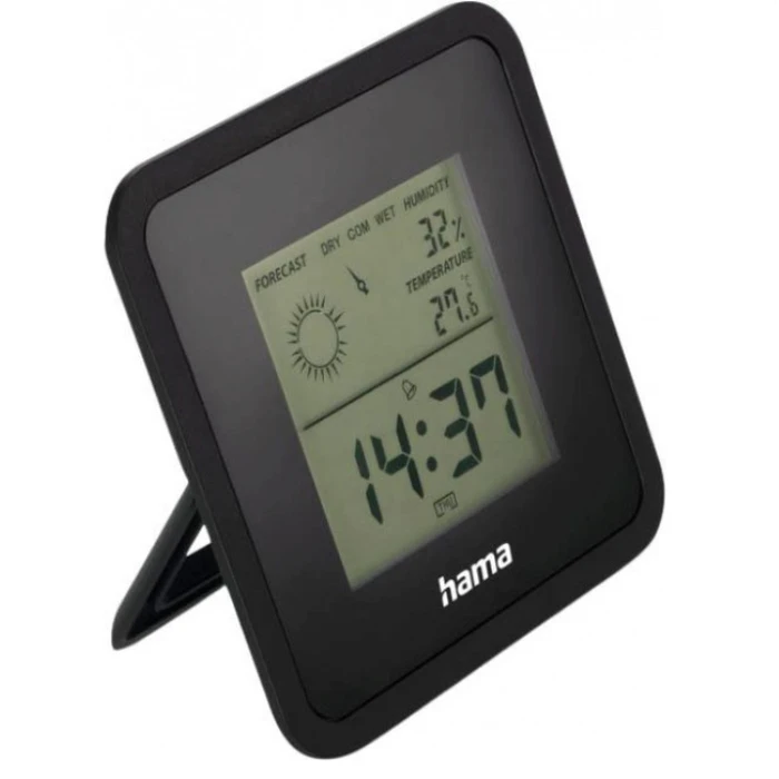 HAMA Ψηφιακό Θερμόμετρo & Υγρασιόμετρo για Χρήση σε Εσωτερικό Χώρο HAMA-185890