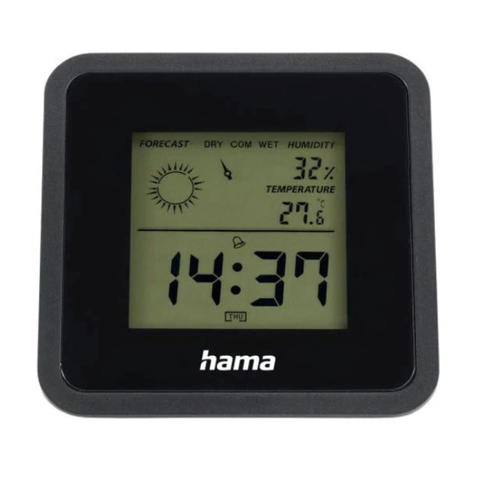 HAMA Ψηφιακό Θερμόμετρo & Υγρασιόμετρo για Χρήση σε Εσωτερικό Χώρο HAMA-185890