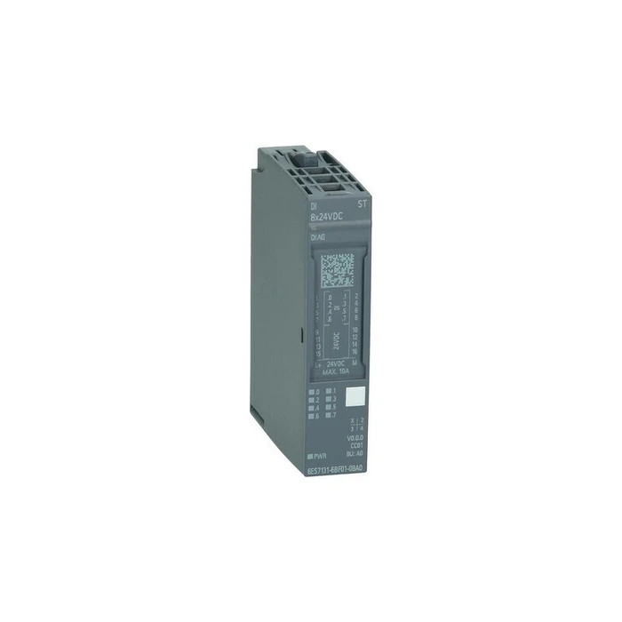 Siemens SIMATIC ET 200SP Ψηφιακό Είσοδου DI 8x24VDC (6ES7131-6BF01-0BA0)